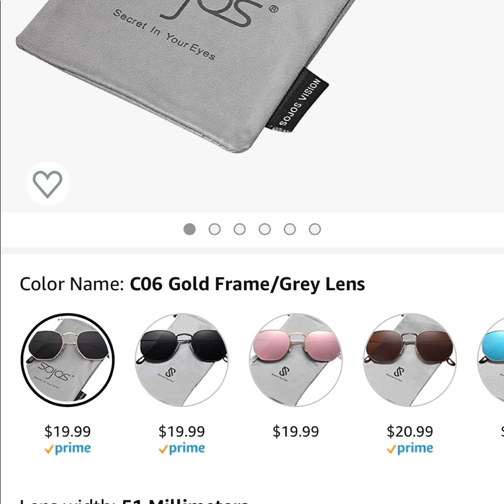 SOJOS sunglasses - Picture 2 of 2